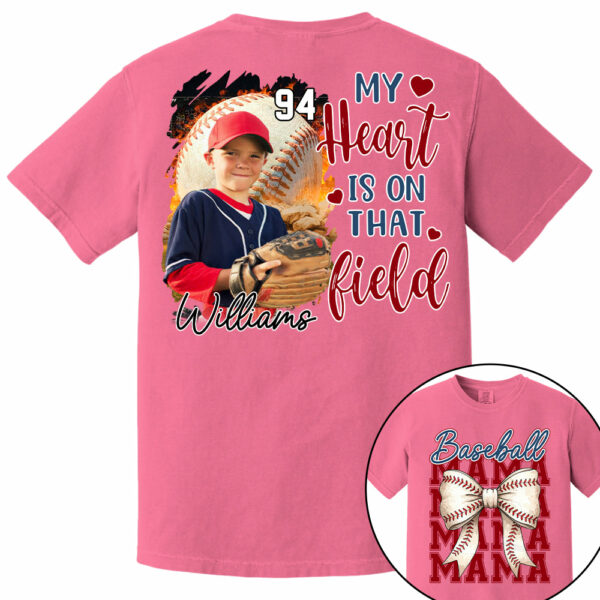 Baseball Mama Shirt, Personalized Baseball Shirt, Gift For Baseball Lover Tu24 - Image 18