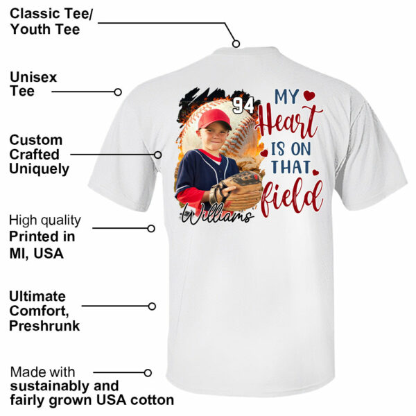 Baseball Mama Shirt, Personalized Baseball Shirt, Gift For Baseball Lover Tu24 - Image 2