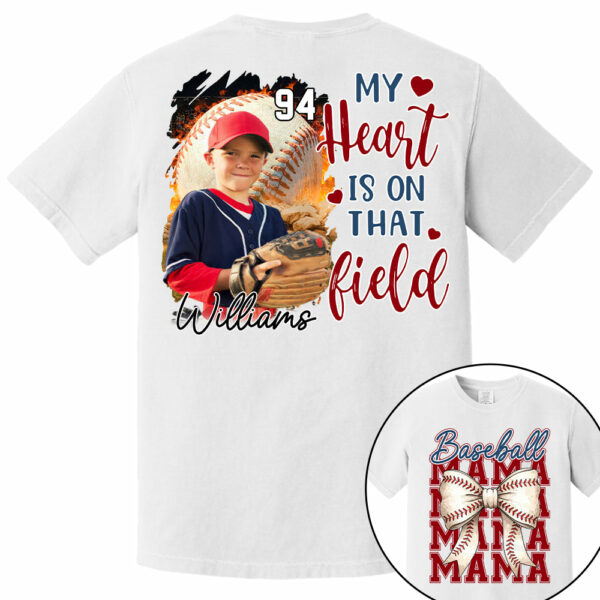 Baseball Mama Shirt, Personalized Baseball Shirt, Gift For Baseball Lover Tu24 - Image 11