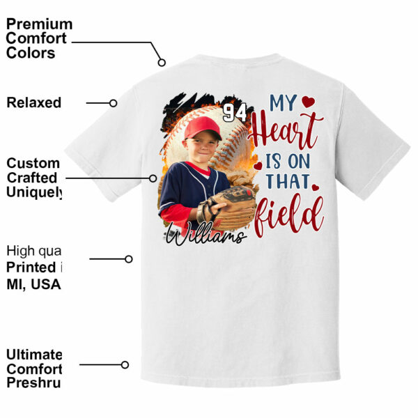 Baseball Mama Shirt, Personalized Baseball Shirt, Gift For Baseball Lover Tu24 - Image 4