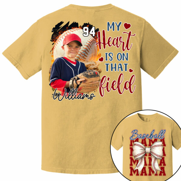Baseball Mama Shirt, Personalized Baseball Shirt, Gift For Baseball Lover Tu24 - Image 14