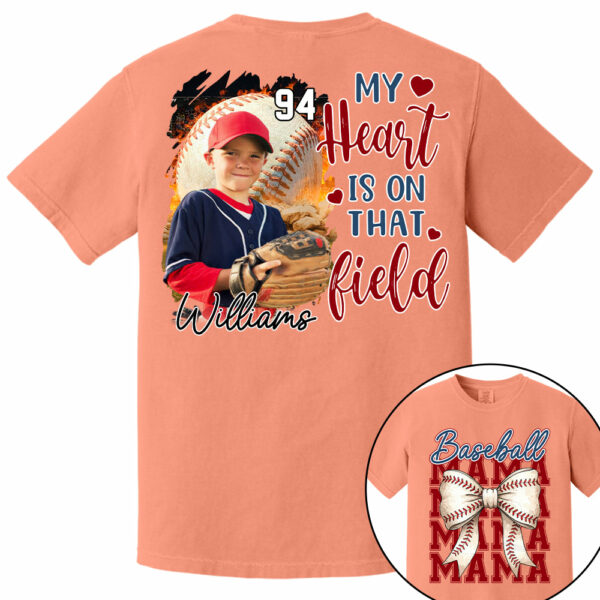 Baseball Mama Shirt, Personalized Baseball Shirt, Gift For Baseball Lover Tu24 - Image 17