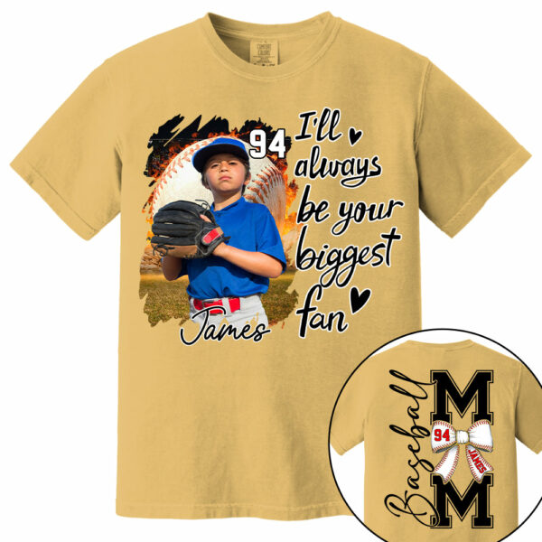 Baseball Mom, I'll Be Your Biggest Fan - Personalize Baseball Shirt Gift for Baseball Mom Tu24 - Image 13