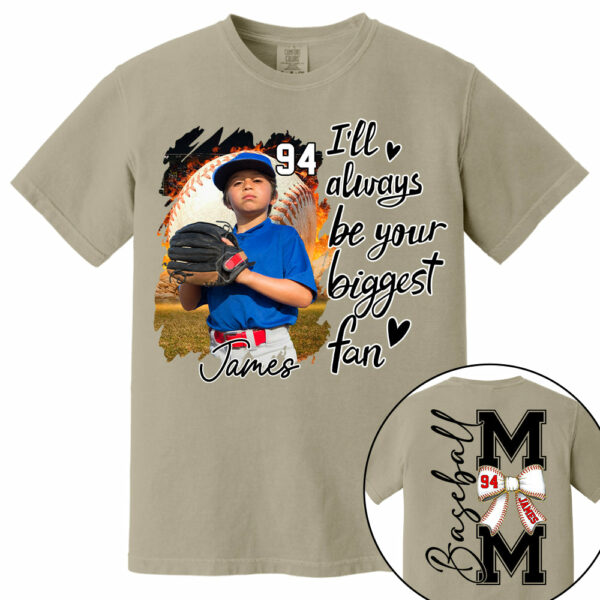 Baseball Mom, I'll Be Your Biggest Fan - Personalize Baseball Shirt Gift for Baseball Mom Tu24 - Image 14