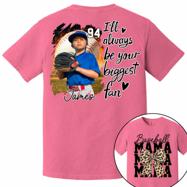 Baseball Mom, I'll Be Your Biggest Fan - Personalize Baseball Shirt Gift for Baseball Mom Vr2 Tu24 - Image 17