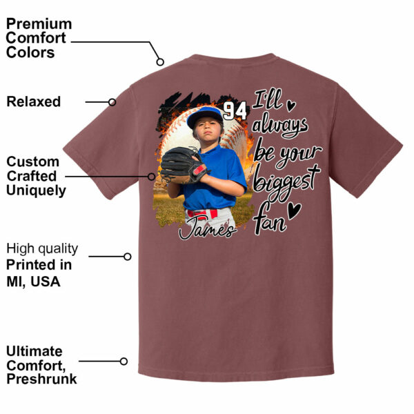Baseball Mom, I'll Be Your Biggest Fan - Personalize Baseball Shirt Gift for Baseball Mom Vr2 Tu24 - Image 8