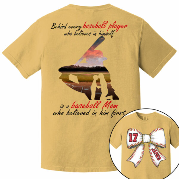 Baseball Mom Shirt, Personalized Baseball Shirt, Gift For Baseball Lover A2110 - Image 11