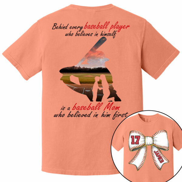 Baseball Mom Shirt, Personalized Baseball Shirt, Gift For Baseball Lover A2110 - Image 8