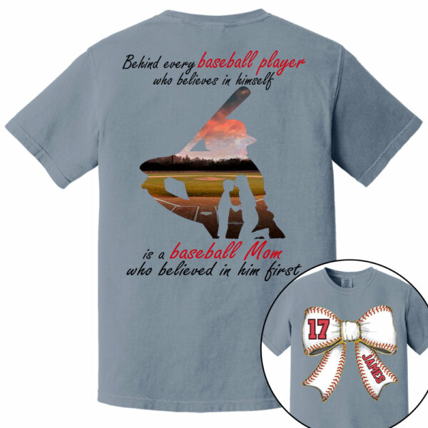 Baseball Mom Shirt, Personalized Baseball Shirt, Gift For Baseball Lover A2110 - Image 12