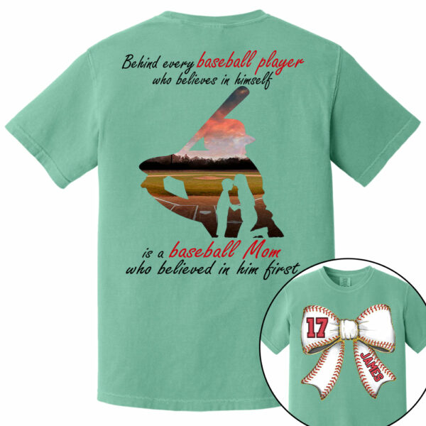 Baseball Mom Shirt, Personalized Baseball Shirt, Gift For Baseball Lover A2110 - Image 9