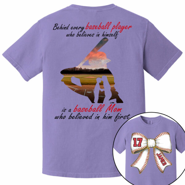 Baseball Mom Shirt, Personalized Baseball Shirt, Gift For Baseball Lover A2110 - Image 13