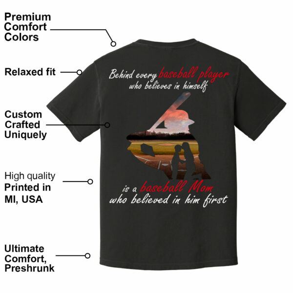 Baseball Mom Shirt, Personalized Baseball Shirt, Gift For Baseball Lover A2110 Vr2 - Image 5