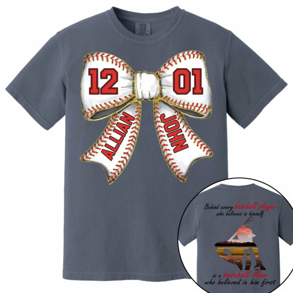 Baseball Mom Shirt, Personalized Baseball Shirt, Gift For Baseball Lover A2110 Vr2 - Image 4