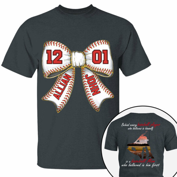 Baseball Mom Shirt, Personalized Baseball Shirt, Gift For Baseball Lover A2110 Vr2 - Image 14
