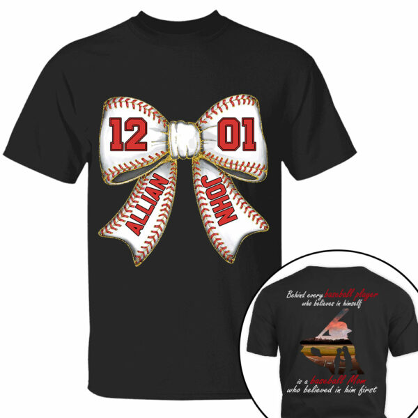 Baseball Mom Shirt, Personalized Baseball Shirt, Gift For Baseball Lover A2110 Vr2 - Image 12