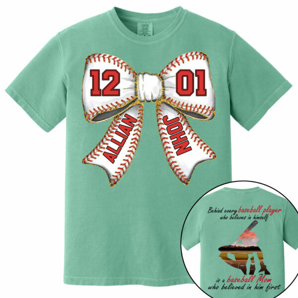 Baseball Mom Shirt, Personalized Baseball Shirt, Gift For Baseball Lover A2110 Vr2 - Image 11