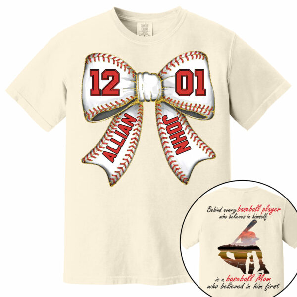 Baseball Mom Shirt, Personalized Baseball Shirt, Gift For Baseball Lover A2110 Vr2 - Image 3