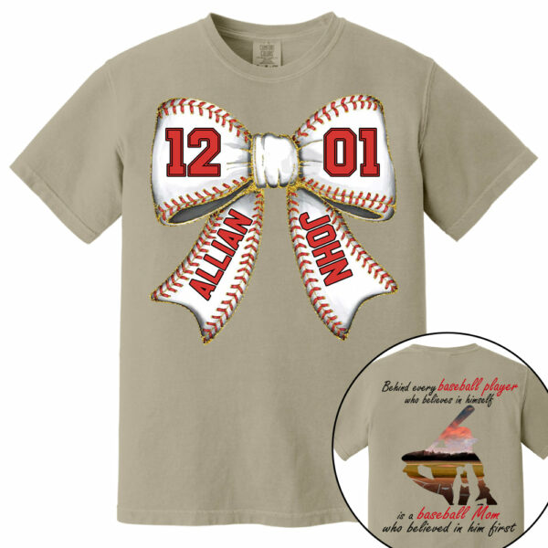 Baseball Mom Shirt, Personalized Baseball Shirt, Gift For Baseball Lover A2110 Vr2 - Image 7