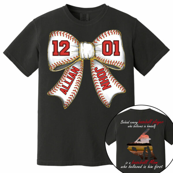 Baseball Mom Shirt, Personalized Baseball Shirt, Gift For Baseball Lover A2110 Vr2 - Image 10
