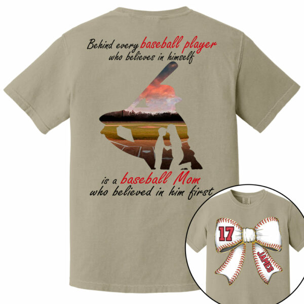 Baseball Mom Shirt, Personalized Baseball Shirt, Gift For Baseball Lover A2110 - Image 10
