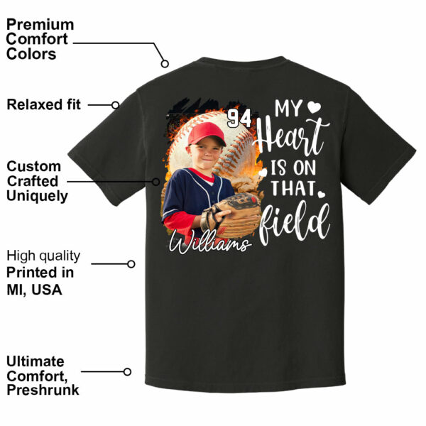 Baseball Mom Shirt, Personalized Baseball Shirt, Gift For Baseball Lover Tu24 - Image 6