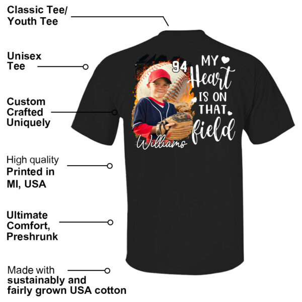 Baseball Mom Shirt, Personalized Baseball Shirt, Gift For Baseball Lover Tu24 - Image 3