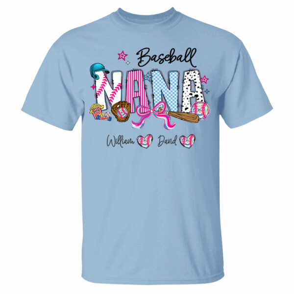 Baseball NaNa Pink Ver - Custom Nicknames Mom Grandma & Kid Names NA04 - Image 12
