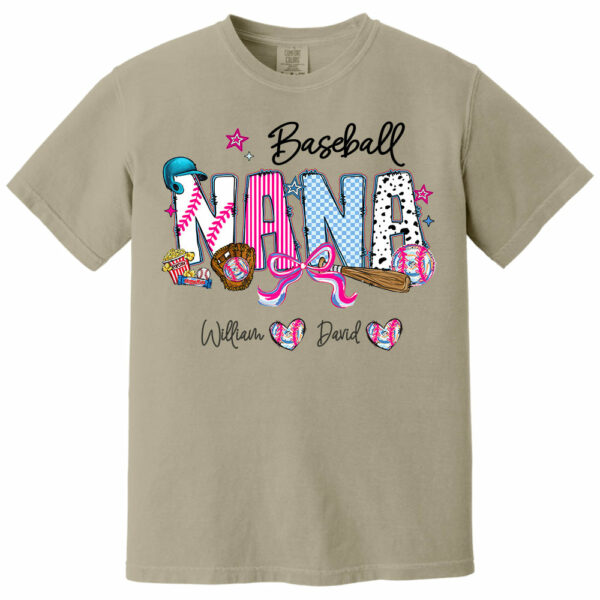 Baseball NaNa Pink Ver - Custom Nicknames Mom Grandma & Kid Names NA04 - Image 6