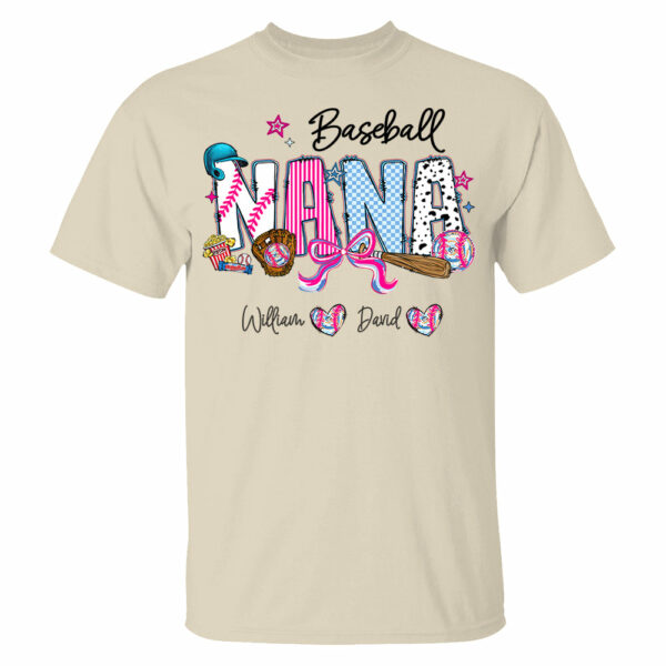 Baseball NaNa Pink Ver - Custom Nicknames Mom Grandma & Kid Names NA04 - Image 11