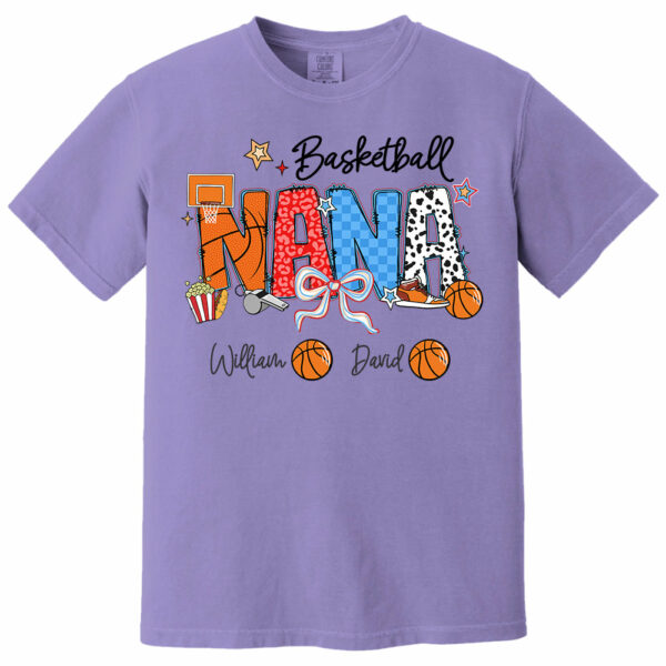 Basketball Mama - Personalized Shirt Gift For Grandma - Image 13
