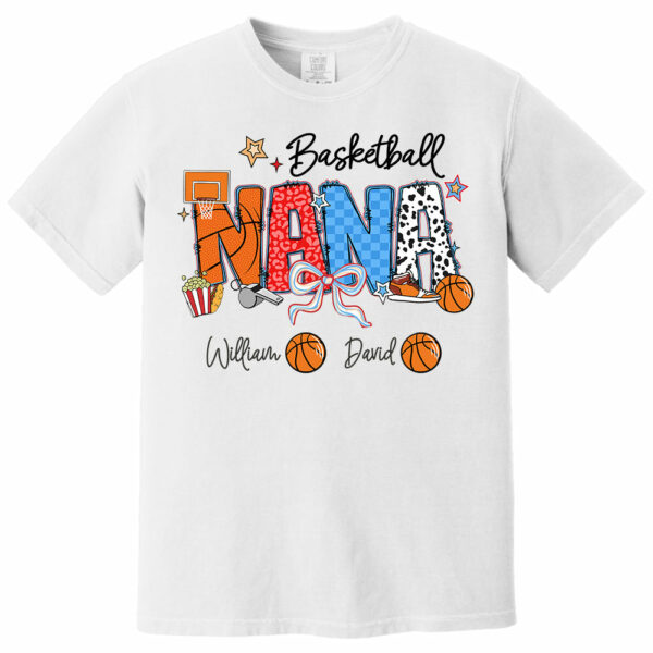 Basketball Mama - Personalized Shirt Gift For Grandma - Image 14