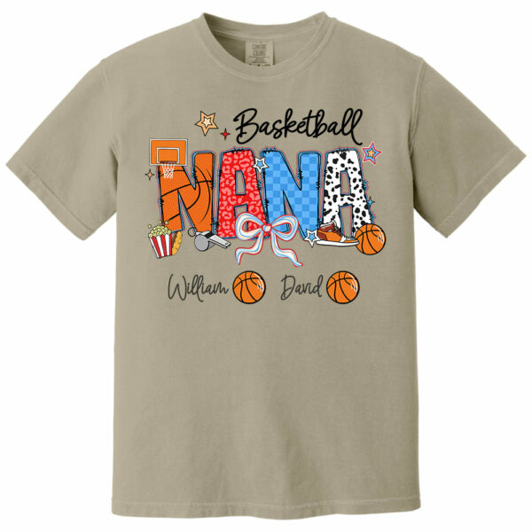 Basketball Mama - Personalized Shirt Gift For Grandma - Image 12