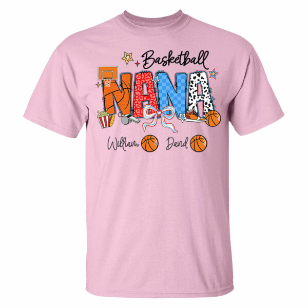Basketball Mama - Personalized Shirt Gift For Grandma - Image 7