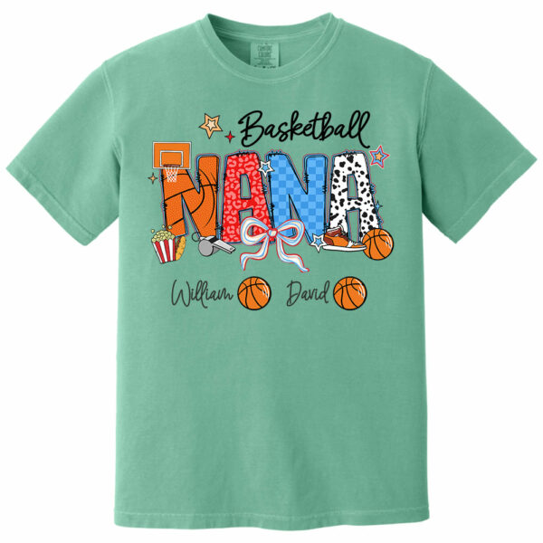Basketball Mama - Personalized Shirt Gift For Grandma - Image 16