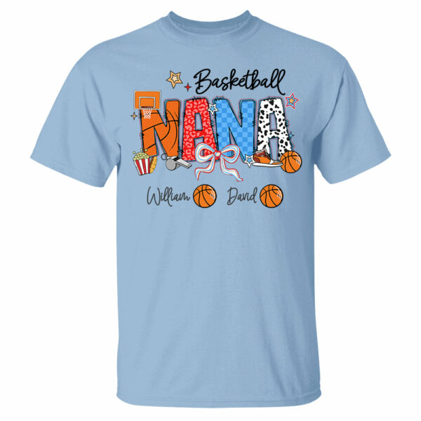 Basketball Mama - Personalized Shirt Gift For Grandma - Image 8