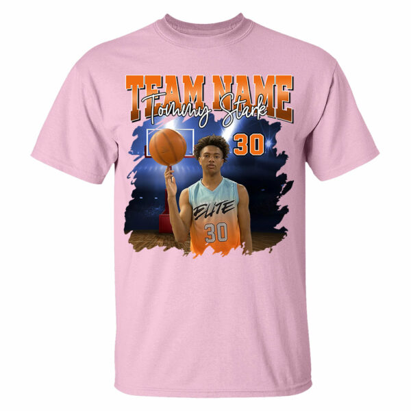 Basketball Personalized Shirt Custom Photo And Team Name, Custom Bootleg Rap Tee Basketball - Image 10