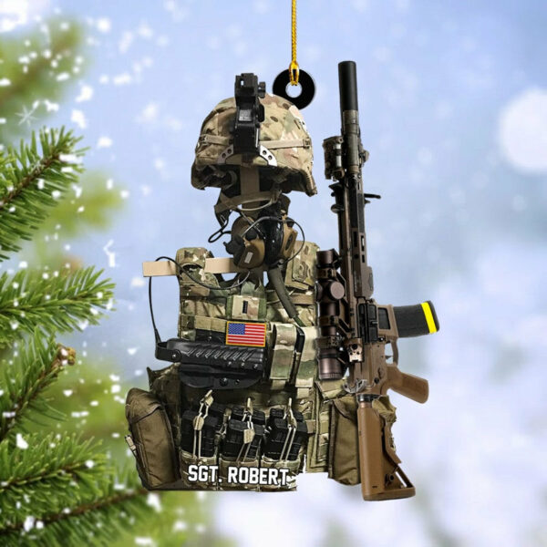 BattleReady Tactical Gear Stand Christmas Ornament Gift For Military Veteran H2511 - Image 6