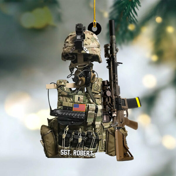 BattleReady Tactical Gear Stand Christmas Ornament Gift For Military Veteran H2511 - Image 2