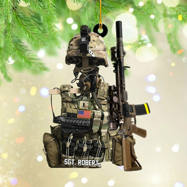BattleReady Tactical Gear Stand Christmas Ornament Gift For Military Veteran H2511 - Image 7