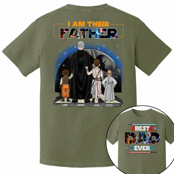 Best Dad Ever - I Am Their Father Personalized Shirt For Dad - Image 8