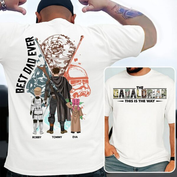 Best Dad Ever - I Am Their Father Personalized Shirt Gift For Dad - Custom Father's Day Gift 2025 - Image 2