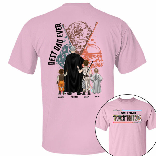 Best Dad Ever - I Am Their Father Personalized Shirt Gift For Dad - Custom Father's Day Gift 2025 - Image 9