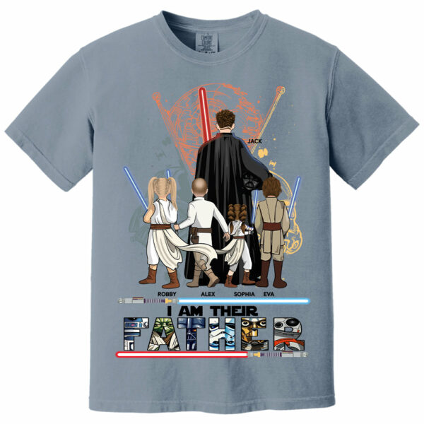 Best Dad Ever - I Am Their Father Personalized Shirt Gift For Dad - Custom Father's Day Gift 2025 New Nh00 - Image 3
