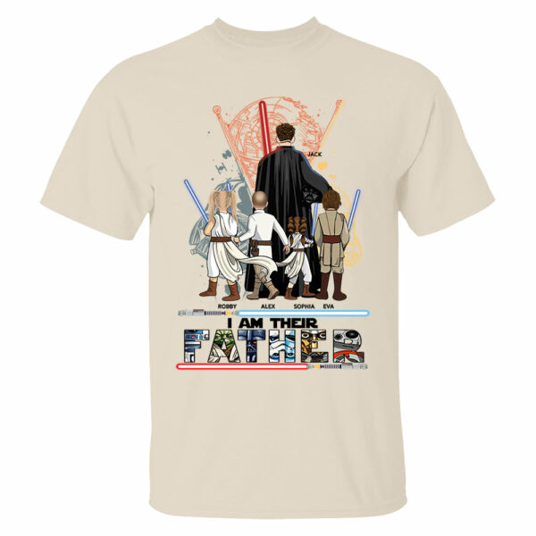 Best Dad Ever - I Am Their Father Personalized Shirt Gift For Dad - Custom Father's Day Gift 2025 New Nh00 - Image 11