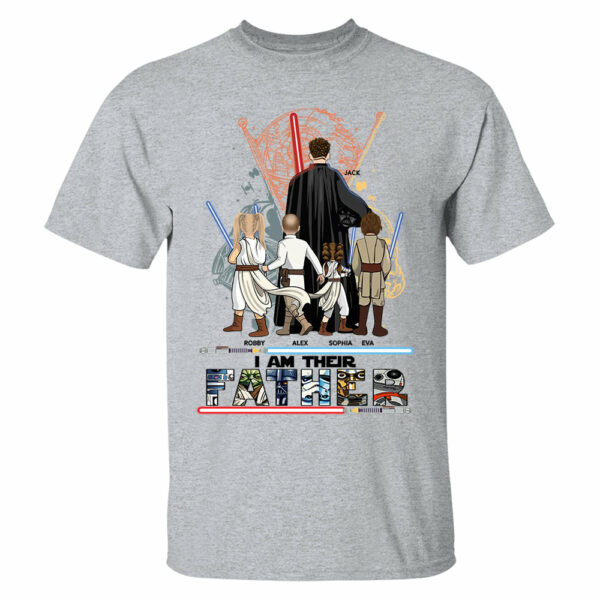 Best Dad Ever - I Am Their Father Personalized Shirt Gift For Dad - Custom Father's Day Gift 2025 New Nh00 - Image 13
