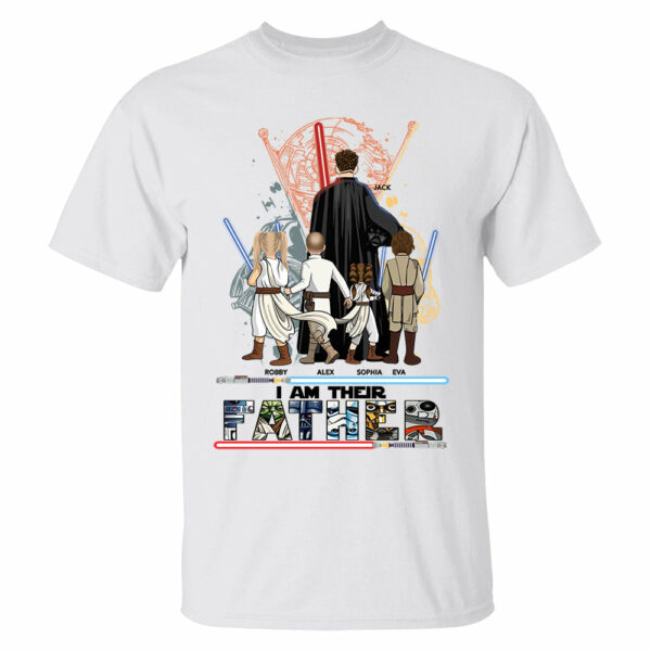 Best Dad Ever - I Am Their Father Personalized Shirt Gift For Dad - Custom Father's Day Gift 2025 New Nh00 - Image 10
