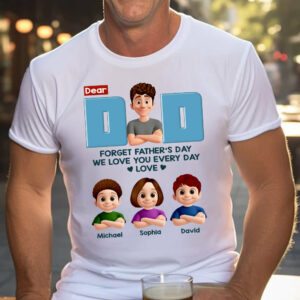 Best Dad Ever - Personalized Shirt For Dad Father Grandpa NA04