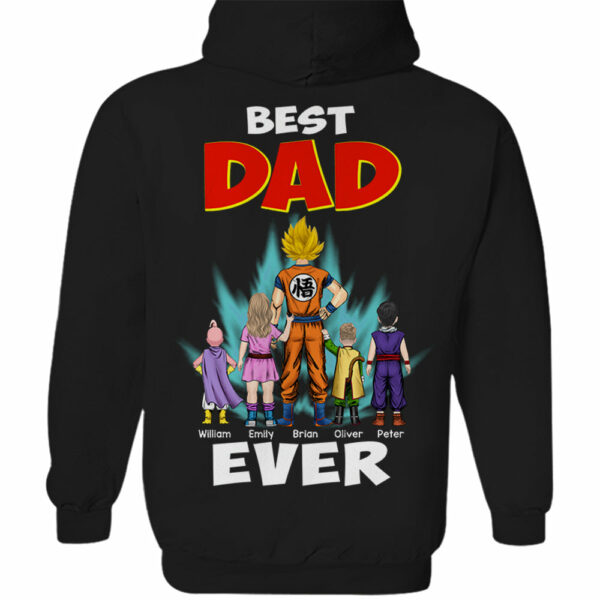 Best Dad Ever - Personalized Shirt For Dad, Gift For Father's Day - Image 3