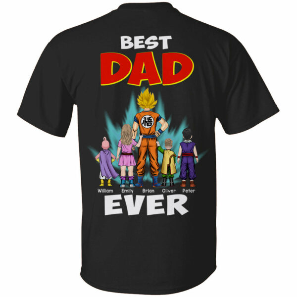 Best Dad Ever - Personalized Shirt For Dad, Gift For Father's Day