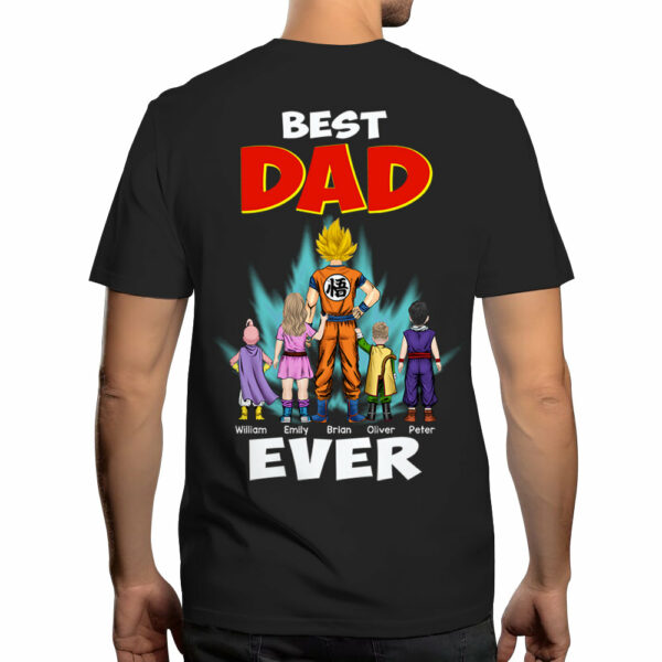 Best Dad Ever - Personalized Shirt For Dad, Gift For Father's Day - Image 2